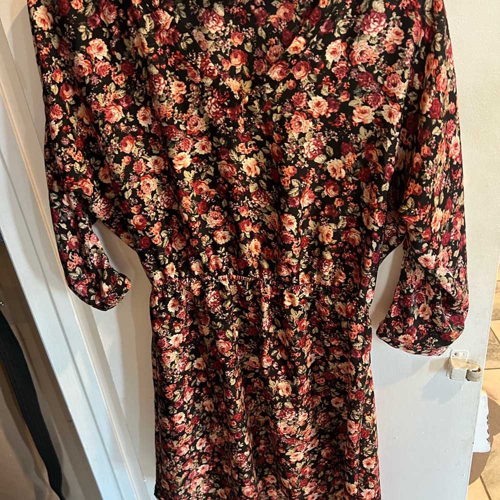 H&M Floral Long Sleeve Dress